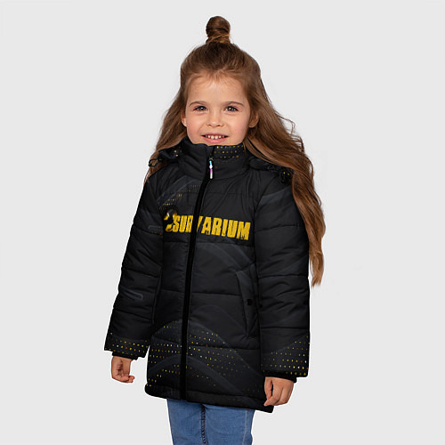 Зимняя куртка для девочки SURVARIUM STALKER / 3D-Черный – фото 3