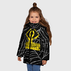 Куртка зимняя для девочки Little Nightmares, цвет: 3D-черный — фото 2