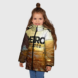 Куртка зимняя для девочки Metro Exodus цвета 3D-черный — фото 2