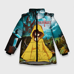 Куртка зимняя для девочки Little Nightmares 2, цвет: 3D-светло-серый