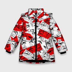Куртка зимняя для девочки SENPAI, цвет: 3D-черный