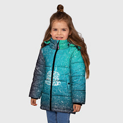 Куртка зимняя для девочки Торт АПВ 197ЗГС, цвет: 3D-черный — фото 2
