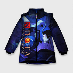 Куртка зимняя для девочки DOTA: Кровь дракона, цвет: 3D-черный