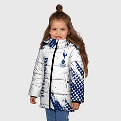 Куртка зимняя для девочки TOTTENHAM HOTSPUR, цвет: 3D-черный — фото 2