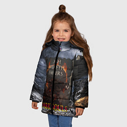 Куртка зимняя для девочки ТЁМНЫЕ ДУШИ SOUL HORROR, цвет: 3D-черный — фото 2