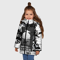 Куртка зимняя для девочки The Last of US SURVIVE, цвет: 3D-черный — фото 2