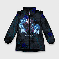 Куртка зимняя для девочки Genshin Impact - Rosaria, цвет: 3D-черный