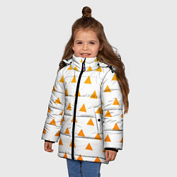 Куртка зимняя для девочки КИМОНО ЗЕНИЦУ ZENITSU KIMONO KNY, цвет: 3D-светло-серый — фото 2