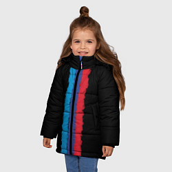 Куртка зимняя для девочки BMW LINE PERFORMANCE, цвет: 3D-черный — фото 2