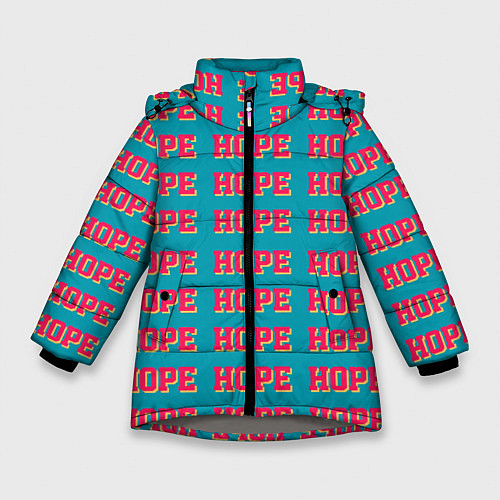 Зимняя куртка для девочки BTS HOPE / 3D-Светло-серый – фото 1
