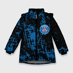 Куртка зимняя для девочки Пари Сен-Жермен Paris Saint-German, цвет: 3D-светло-серый
