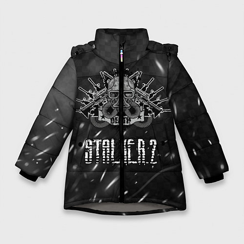Зимняя куртка для девочки Stalker 2 Death / 3D-Светло-серый – фото 1