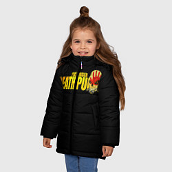 Куртка зимняя для девочки FFDP Five Finger Death Punch, цвет: 3D-черный — фото 2