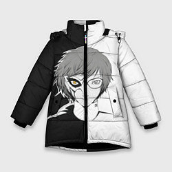 Куртка зимняя для девочки Фамитсу, цвет: 3D-черный