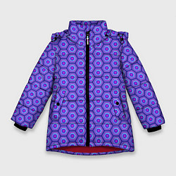 Зимняя куртка для девочки Geometric Background