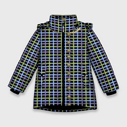 Куртка зимняя для девочки Аля Шанэль, цвет: 3D-черный