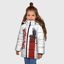 Куртка зимняя для девочки EVANGELION ПИЛОТ EVA, цвет: 3D-черный — фото 2