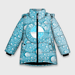 Куртка зимняя для девочки BMW STORM, цвет: 3D-черный