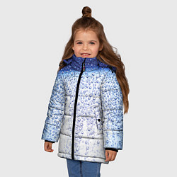 Куртка зимняя для девочки После дождя, цвет: 3D-светло-серый — фото 2