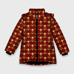 Зимняя куртка для девочки Ёлочные Звёзды