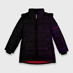 Куртка зимняя для девочки Технометрия, цвет: 3D-красный
