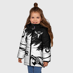 Куртка зимняя для девочки ТОКИЙСКИЕ МСТИТЕЛИ ВАЛЬГАЛЛА, цвет: 3D-красный — фото 2