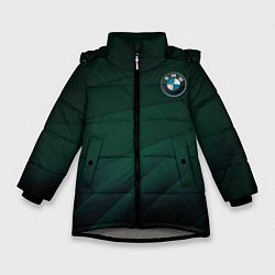 Куртка зимняя для девочки GREEN BMW, цвет: 3D-светло-серый