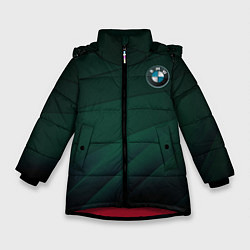Куртка зимняя для девочки GREEN BMW, цвет: 3D-красный