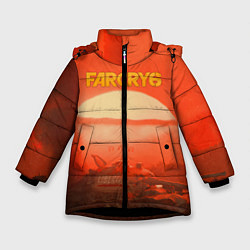 Куртка зимняя для девочки Far Cry 6 - Libertad, цвет: 3D-черный