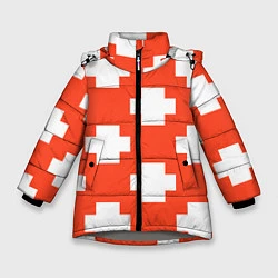 Куртка зимняя для девочки Toca Life: Live, цвет: 3D-светло-серый