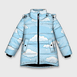Зимняя куртка для девочки Зимние облака