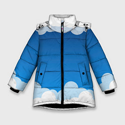 Зимняя куртка для девочки Полёт в облаках