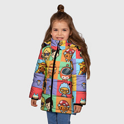 Куртка зимняя для девочки TOCA BOCA WORLD HERO, цвет: 3D-черный — фото 2
