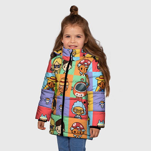 Зимняя куртка для девочки TOCA BOCA WORLD HERO / 3D-Черный – фото 3