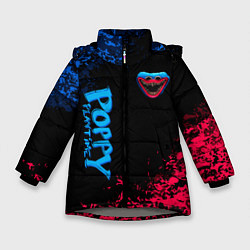 Куртка зимняя для девочки Poppy Playtime, цвет: 3D-светло-серый