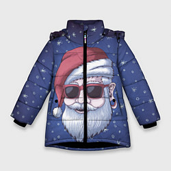 Куртка зимняя для девочки САНТА ХИПСТЕР SANTA HIPSTER, цвет: 3D-черный