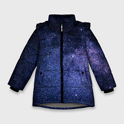 Куртка зимняя для девочки Night sky, цвет: 3D-светло-серый