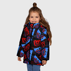 Куртка зимняя для девочки POPPY PLAYTIME ПОППИ ПЛЕЙТАЙМ ХАГГИ ВАГГИ HUGGY WU, цвет: 3D-красный — фото 2