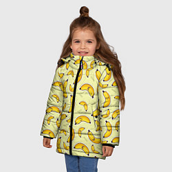 Куртка зимняя для девочки Банановый Бум, цвет: 3D-светло-серый — фото 2