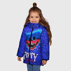 Куртка зимняя для девочки Хагги Вагги - Поппи Плейтайм, цвет: 3D-красный — фото 2
