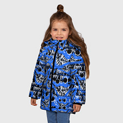 Куртка зимняя для девочки POPPY PLAYTIME ИГРА ПОППИ ПЛЕЙТАЙМ, цвет: 3D-черный — фото 2