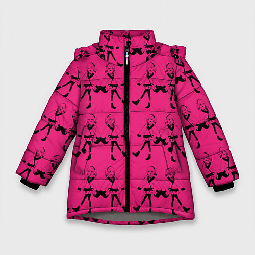 Зимняя куртка для девочки Просто девочки / 3D-Светло-серый – фото 1