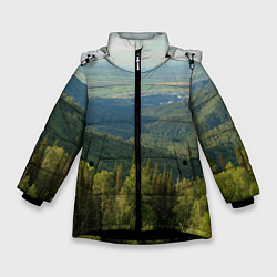 Зимняя куртка для девочки Природный пейзаж