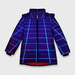 Куртка зимняя для девочки NEON 3D WORLD, цвет: 3D-красный