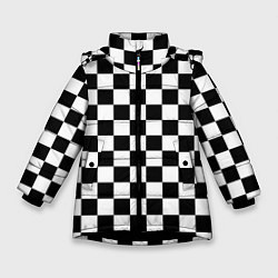 Зимняя куртка для девочки Chess Squares Cubes