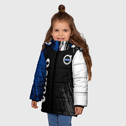 Куртка зимняя для девочки Volvo марка автомобиля, цвет: 3D-светло-серый — фото 2