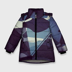 Куртка зимняя для девочки АРМЕЙСКАЯ БРОНЯ, цвет: 3D-светло-серый