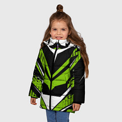 Куртка зимняя для девочки ExtremeЭкстремальный, цвет: 3D-светло-серый — фото 2