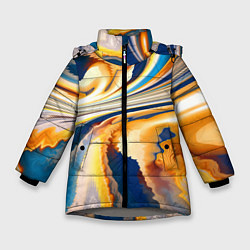 Куртка зимняя для девочки Vanguard pattern 2025, цвет: 3D-светло-серый