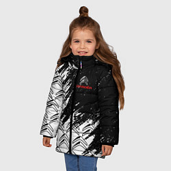 Куртка зимняя для девочки Ситроен citroen c4, цвет: 3D-светло-серый — фото 2